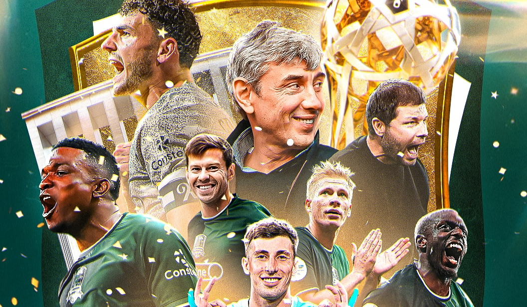 "Краснодар" - чемпион России-2024/25. Коллаж: официальный аккаунт МИР РПЛ