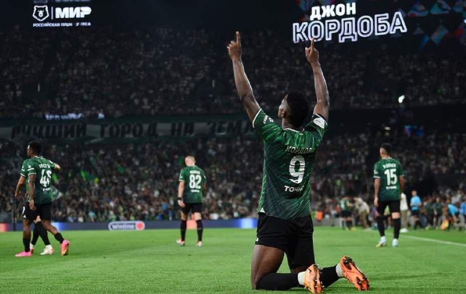    Голы Кривцова, Сперцяна и Кордобы в ворота "Динамо" сделали "Краснодар" чемпионом России. Фото: Соцсети ФК «Краснодар»