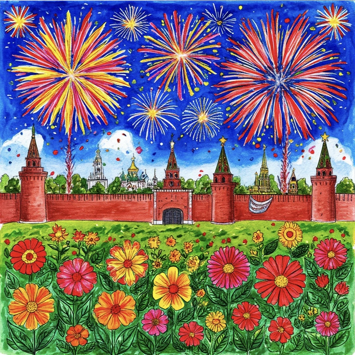 Рисунок нейросети 