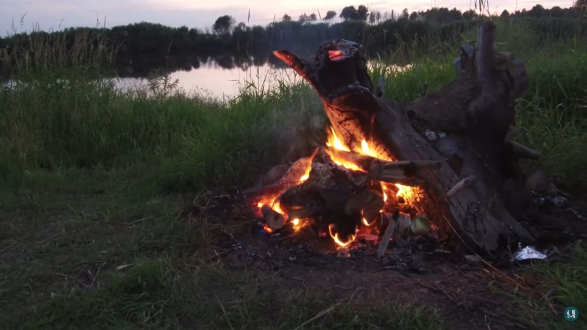 Привал на берегу Туры.