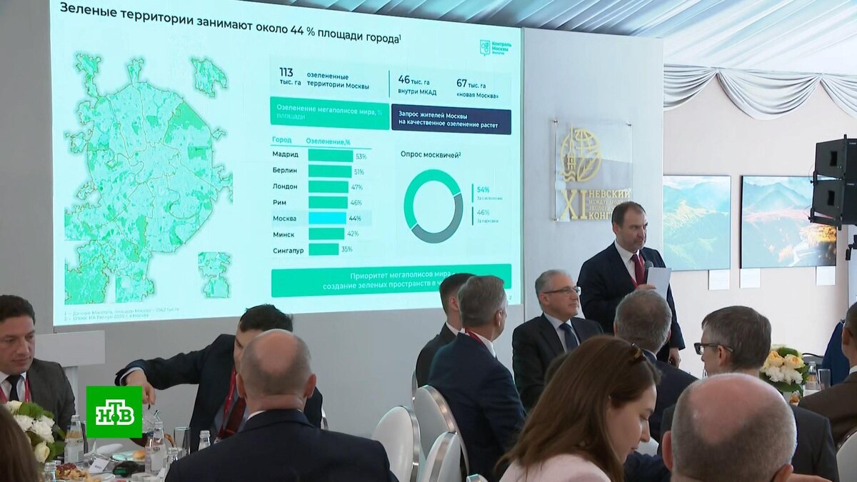    Москва на Невском конгрессе поделилась опытом улучшения экологической обстановки