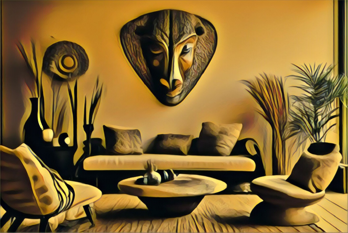 Маска из Африки