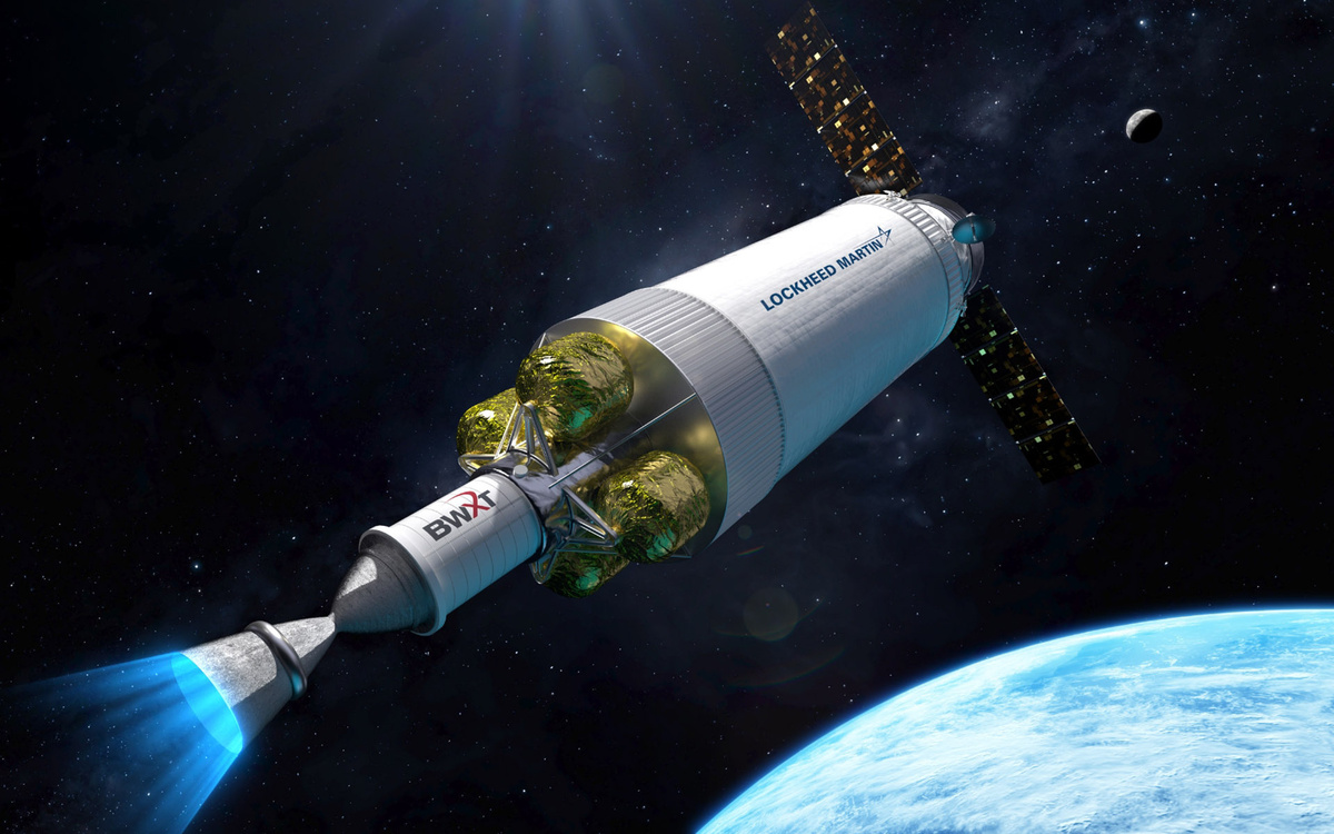 Так выглядит будущий прототип ядерной установки от Lockheed Martin в представлении художника