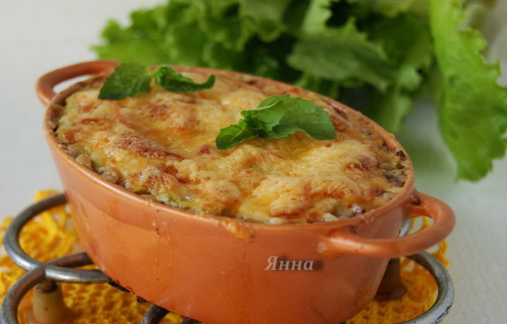 Фото автора. Гречневая запеканка с кабачком.