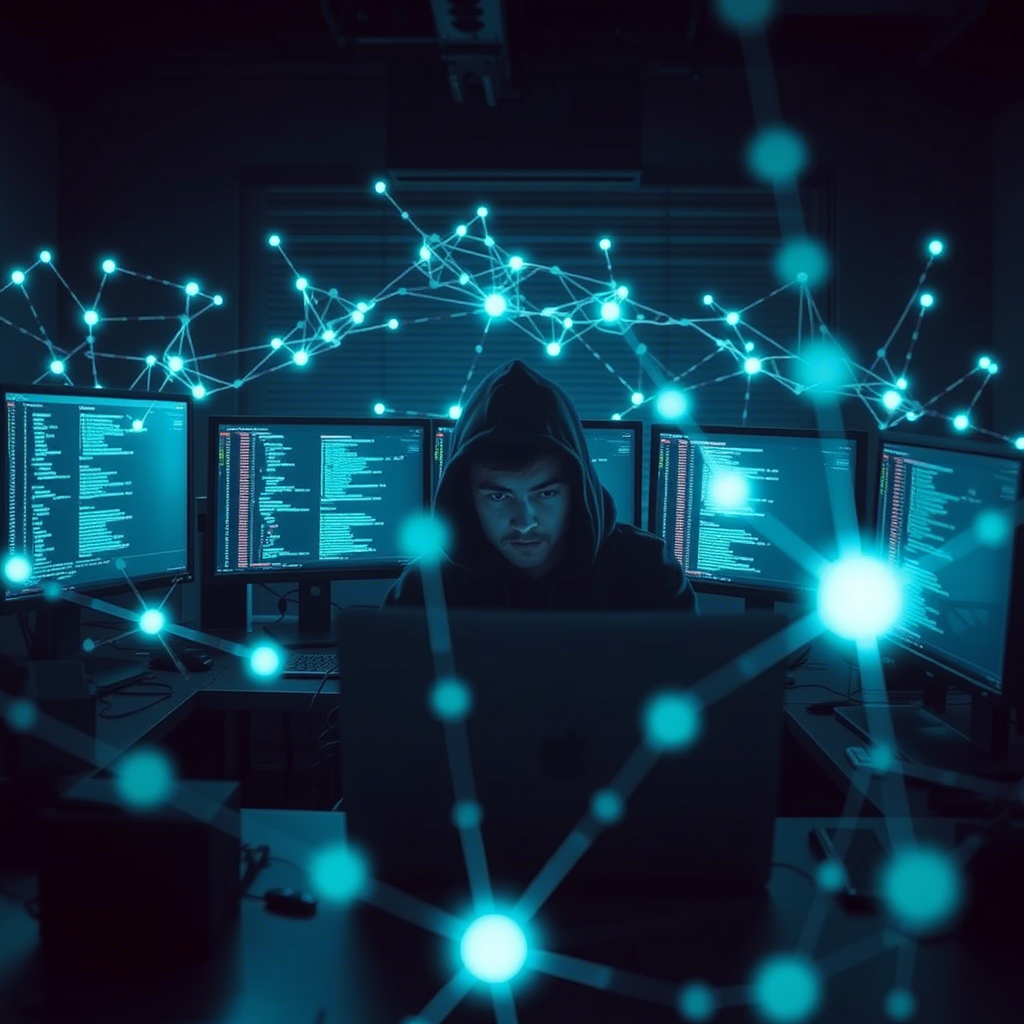 Этичный хакер. Иллюстрация создана студией Настоящий XXI