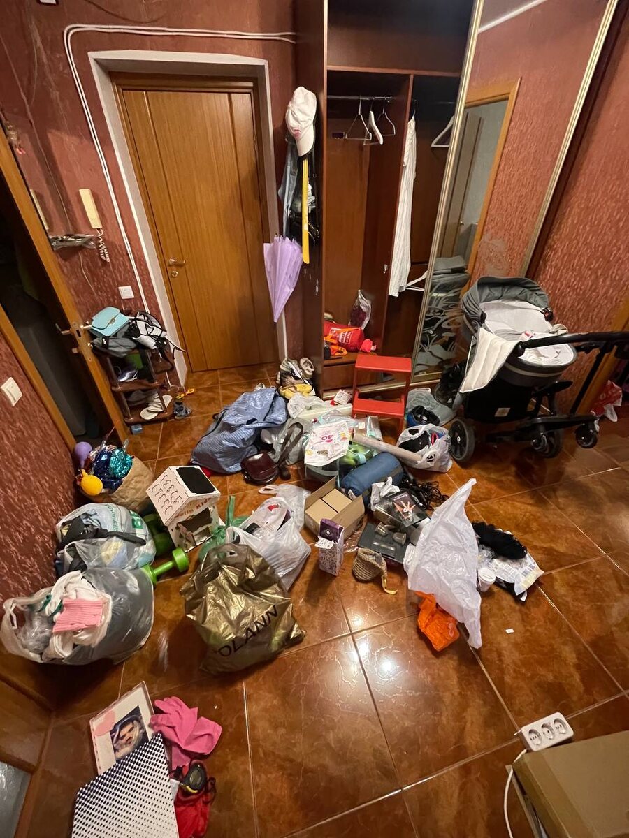 Здесь я собралась одна за 4 дня.