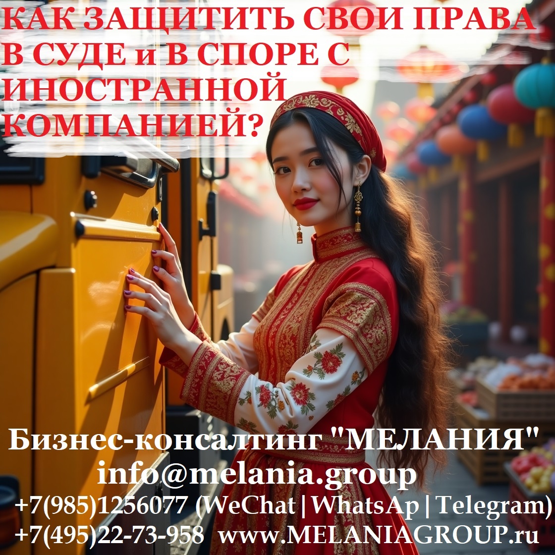 Как защитить свои права в суде и в споре с иностранной компанией? (@MelaniaGroup)