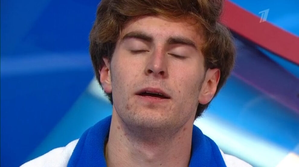    Марк Кондратюк. Фото: стоп-кадр прямого эфира «Первого канала».