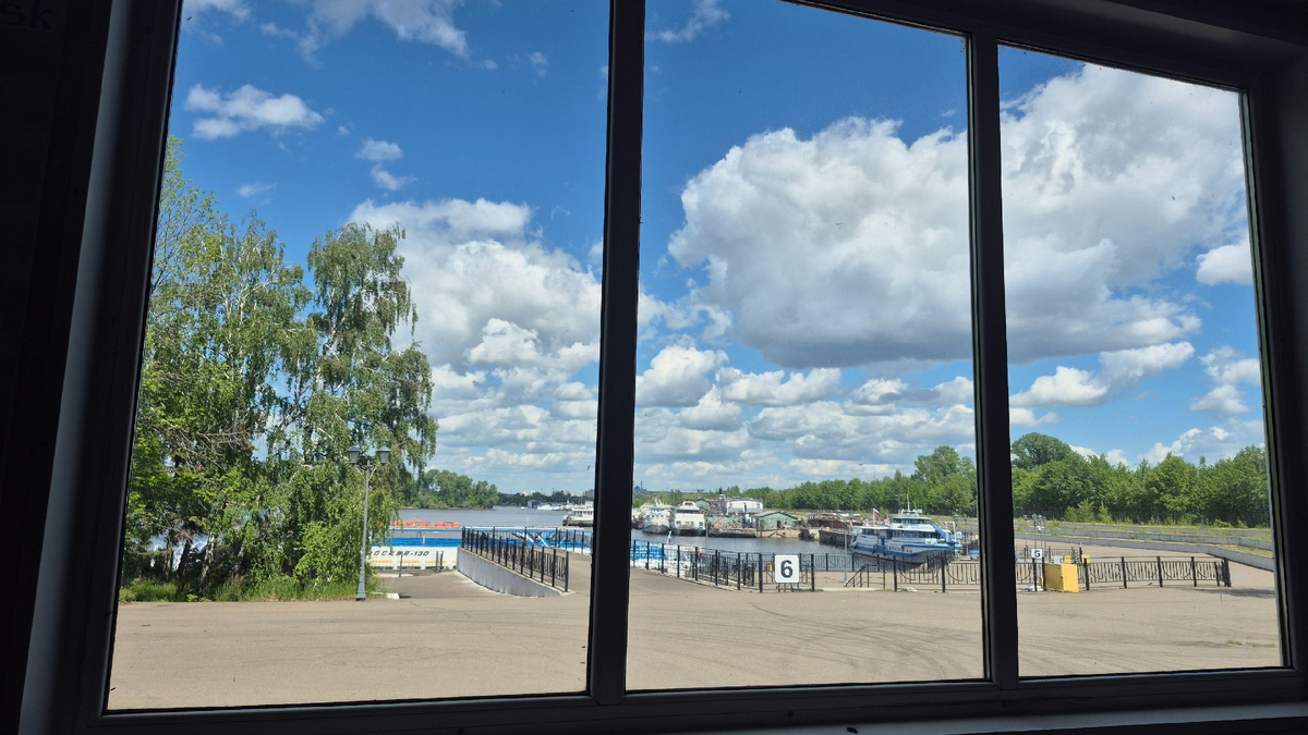 Вид из здания касс