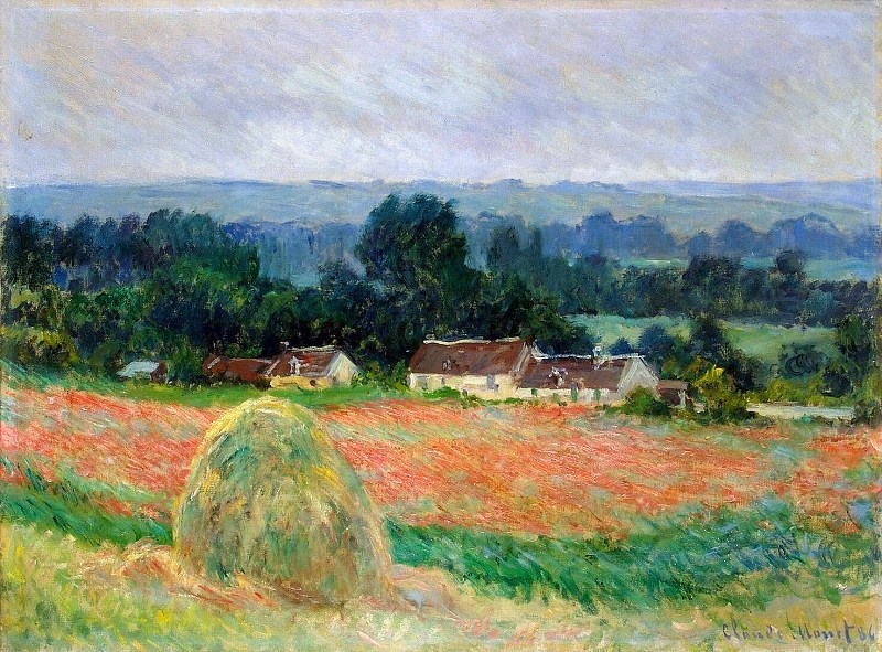 Клод Моне - Стог сена в Живерни 1886г. 