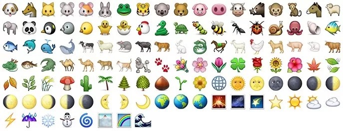 Эмодзи разные