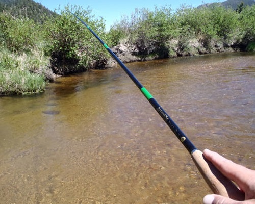 Тенкара отлично подходит для ловли нахлыстом.
