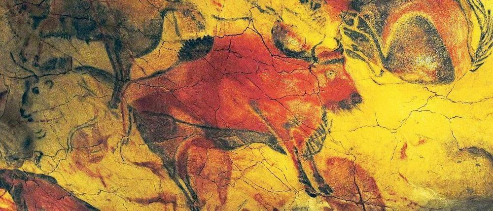 Изображение бизона в пещере Альтамира