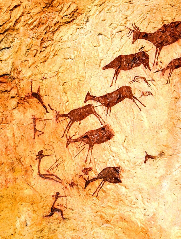 Наскальная живопись в ущелье Вальтора