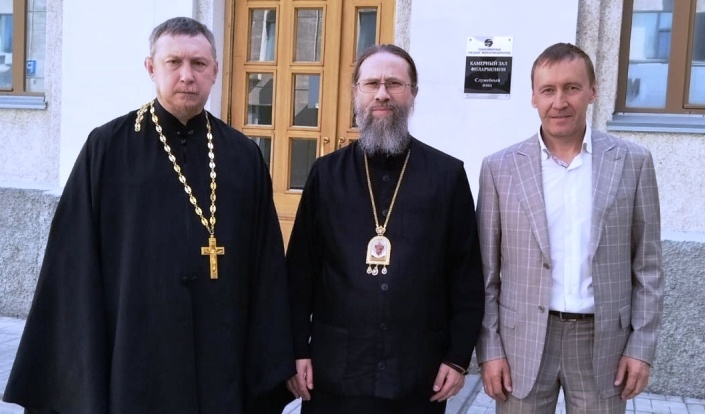    Фото Искитимской епархии. Епископ Искитимский и Черепановский Леонид (в центре) принимал участие в Народном Соборе