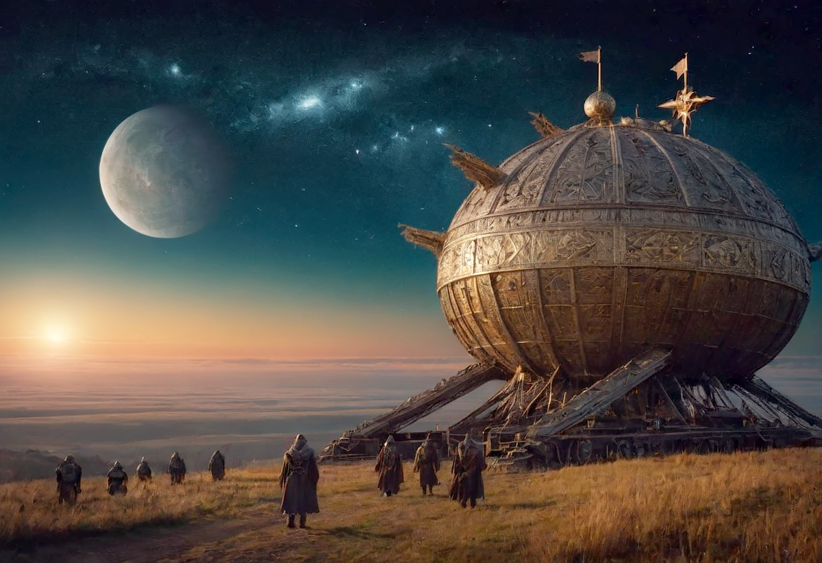 Могут прилететь какие-нибудь варвары.