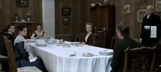 Идиот, сериал 2003, скрин. По роману Федора Достоевского "Идиот" - Завтрак у Епанчиных