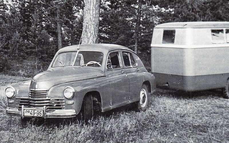    Опытный образец прицепа-дачи РАФ-04, 1958 г.