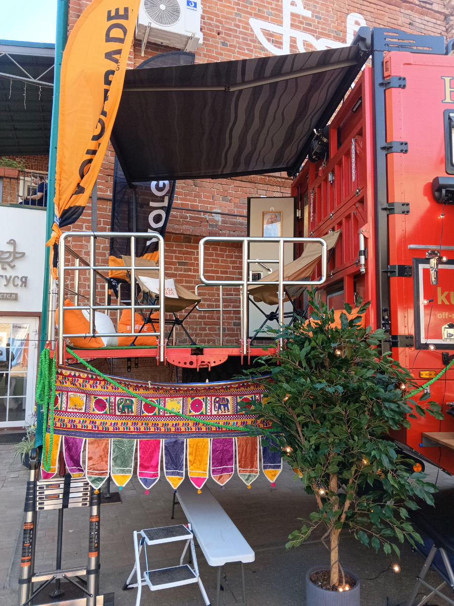 Терасса самого крутого автодома