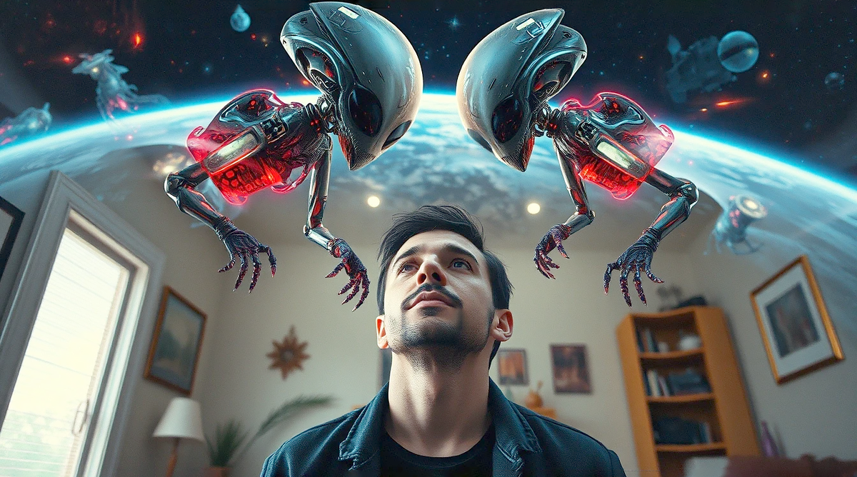 Телепатический контакт длился довольно долгое время.