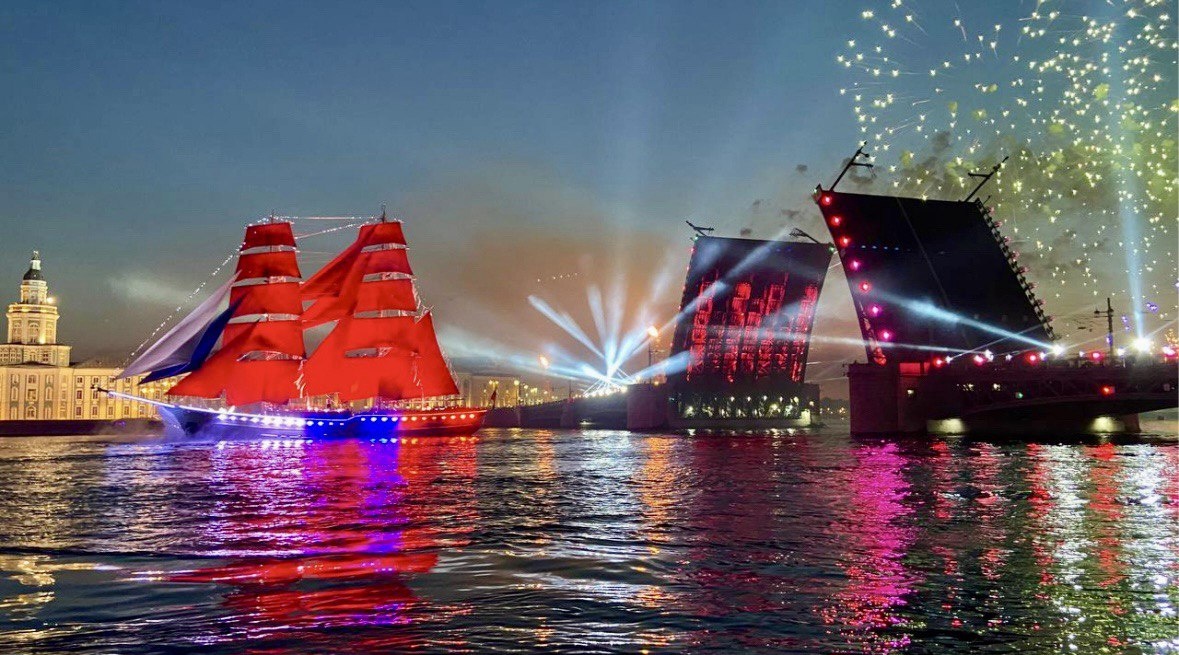 Алые паруса ежегодный праздник выпускников школ в Санкт-Петербурге