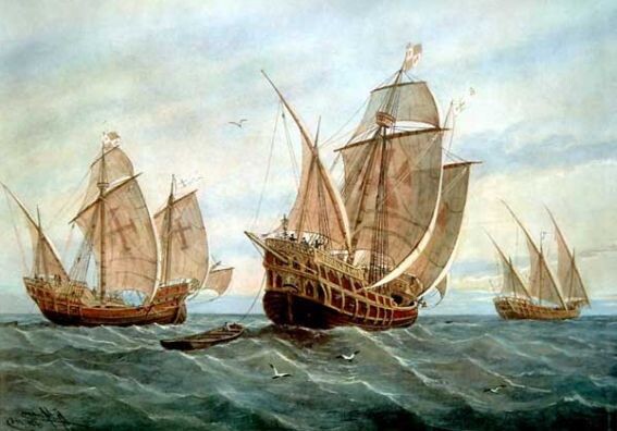 Корабли тамплиеров, набитые сокровищами, отправляются из Франции в далекую Русь. Историческая реконструкция допустимого события