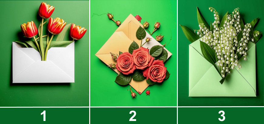 Выберите конверт 