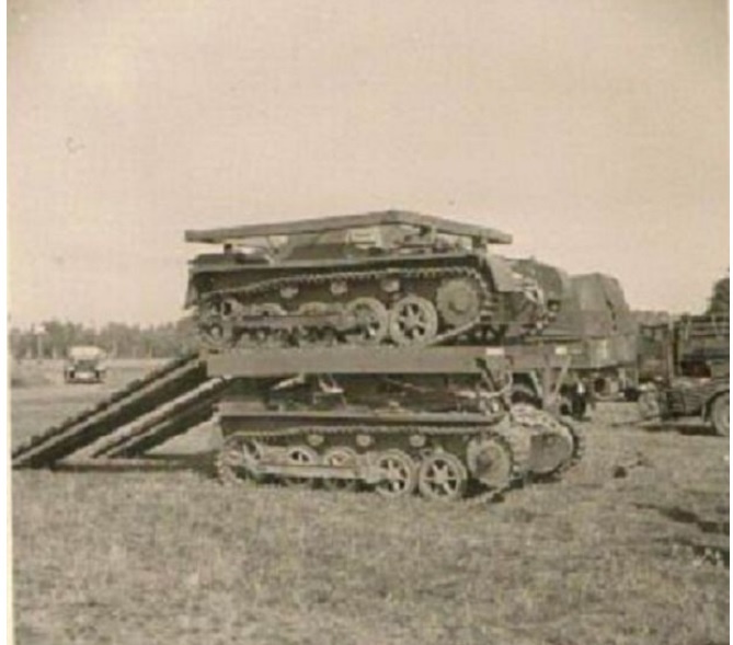 Brückenleger I auf Pz.Kpfw. I Ausf. A - ранняя версия 