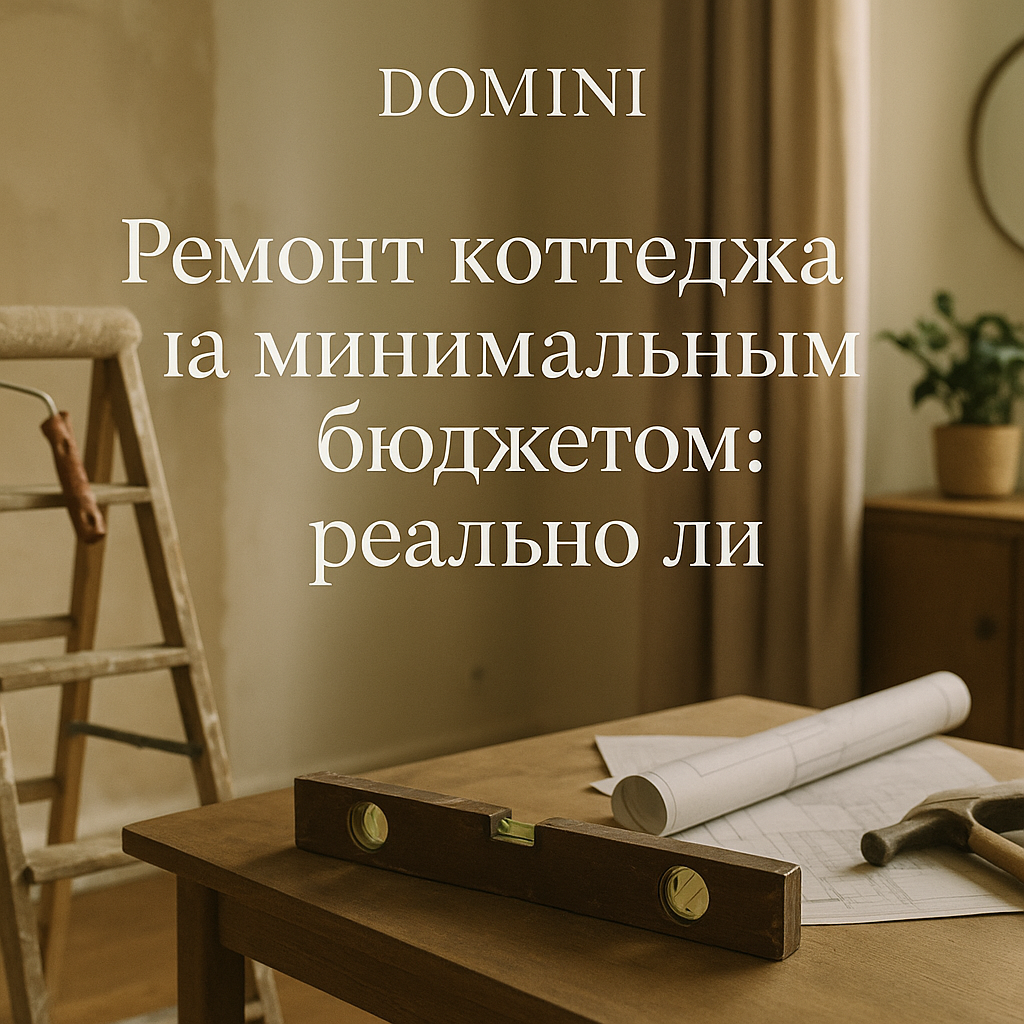    Как сделать бюджетный ремонт коттеджа в Москве без потерь?
