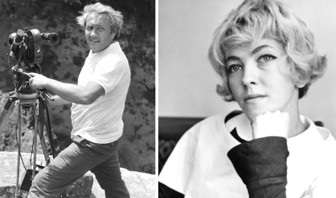 на фото Ольга Волкова с первым мужем