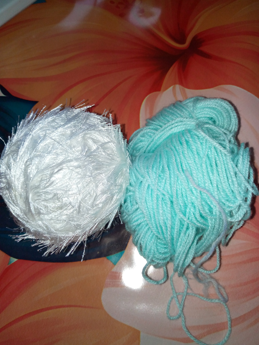 Пряжа для ёжика 