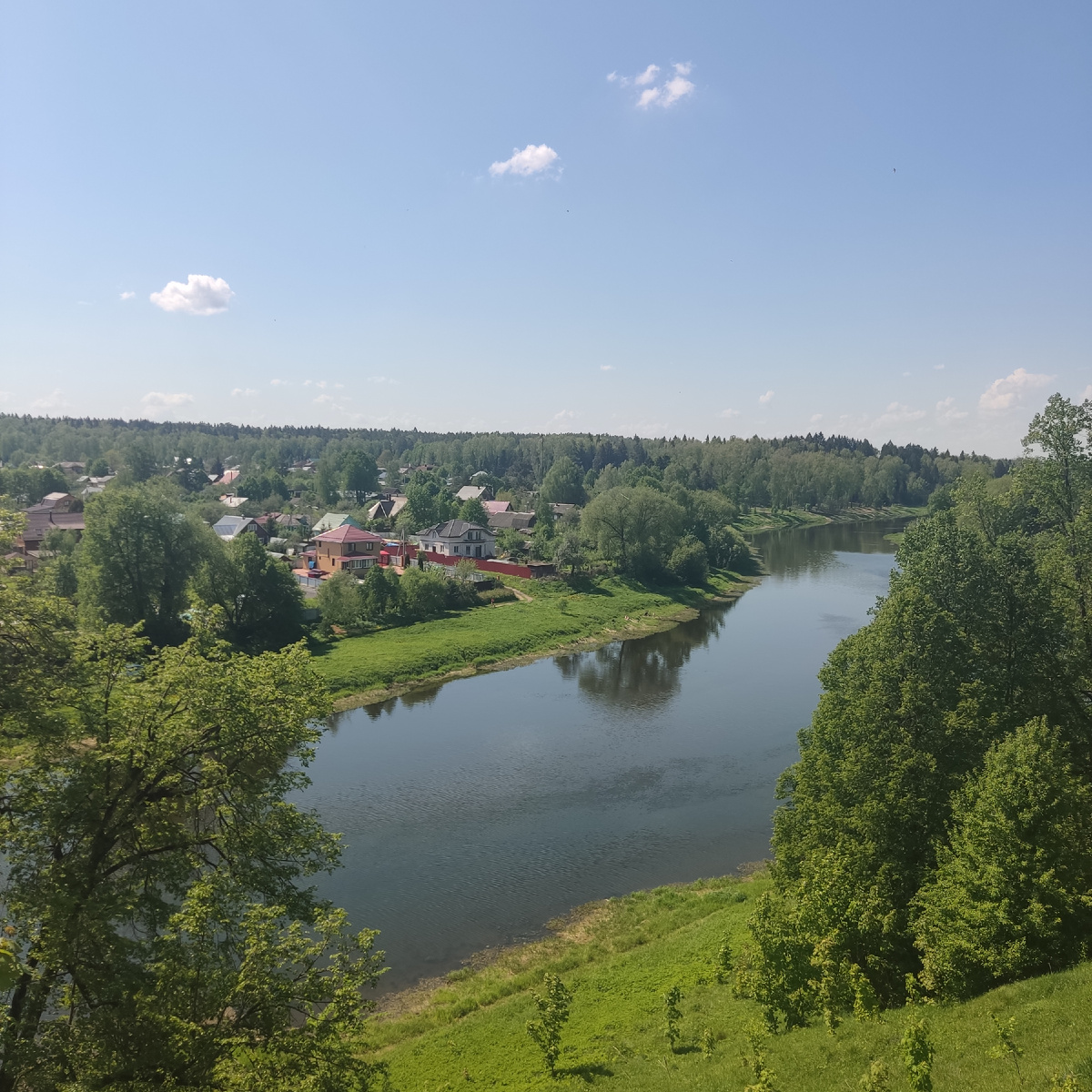 Вид со смотровой площадки Городка