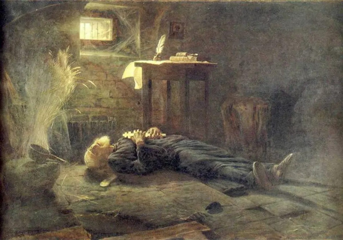 В. Н. Новоскольцев. Смерть патриарха Геромгена. 1915 г.