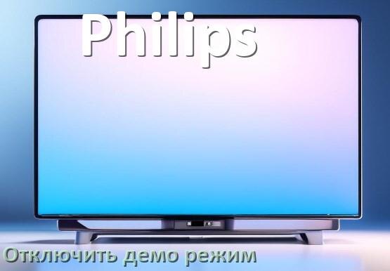 
Как в телевизоре Philips отключить демо режим и убрать без пульта