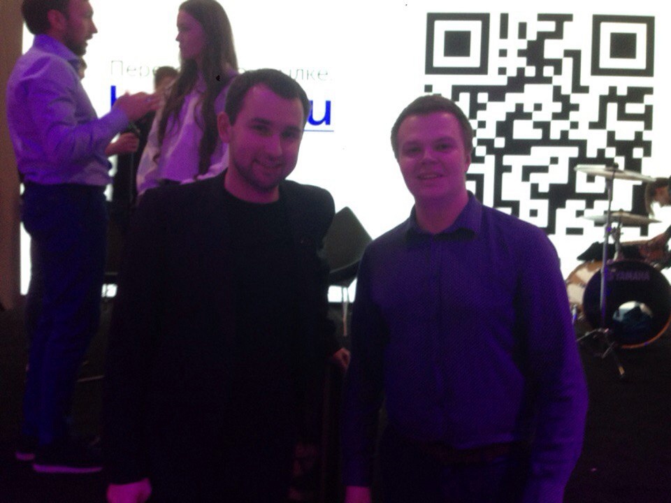 Фотография на "Цехе" с Михаилом Дашкиевым