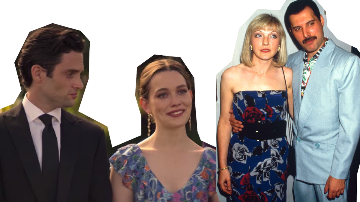 «Ты»: Джо Голдберг и Лав Куинн / Фредди Меркьюри и Мэри Остин