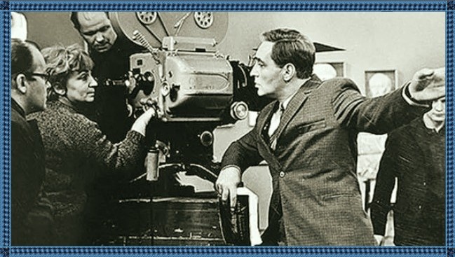 На съемках фильма "17 мгновений весны"