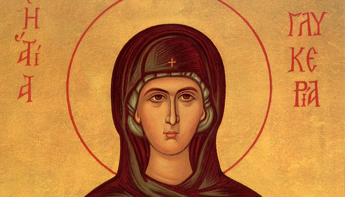 Святая мученица Гликерия Гераклейская, память которой приходится на 26 мая. На Руси святую стали называть Лукерьей Комарницей. Изображение: pinimg.com