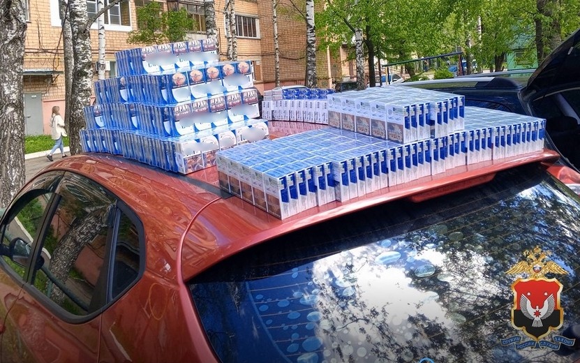    3000 пачек контрафактных сигарет изъяли у жителя Ижевска