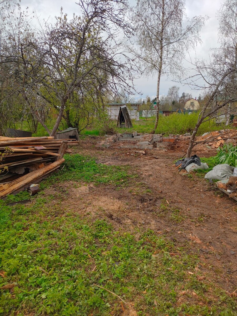 место старого дома