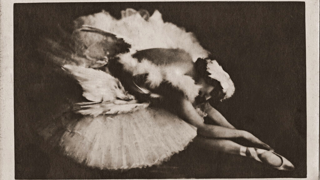 Анна Павлова в роли "Лебедя" в хореографии Михаила Фокина. 1910-е годы