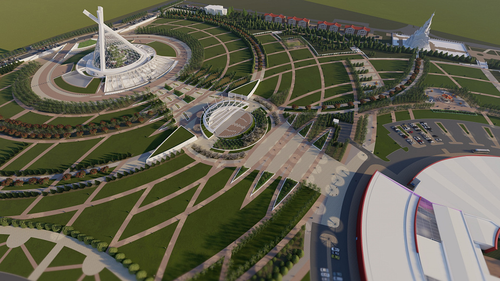 А это парк, на Крайнем Севере