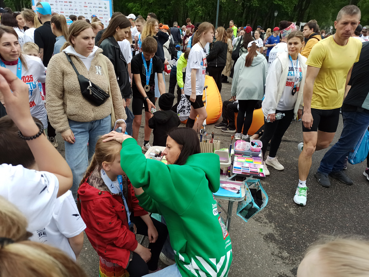 Толкотня в стартовом городке