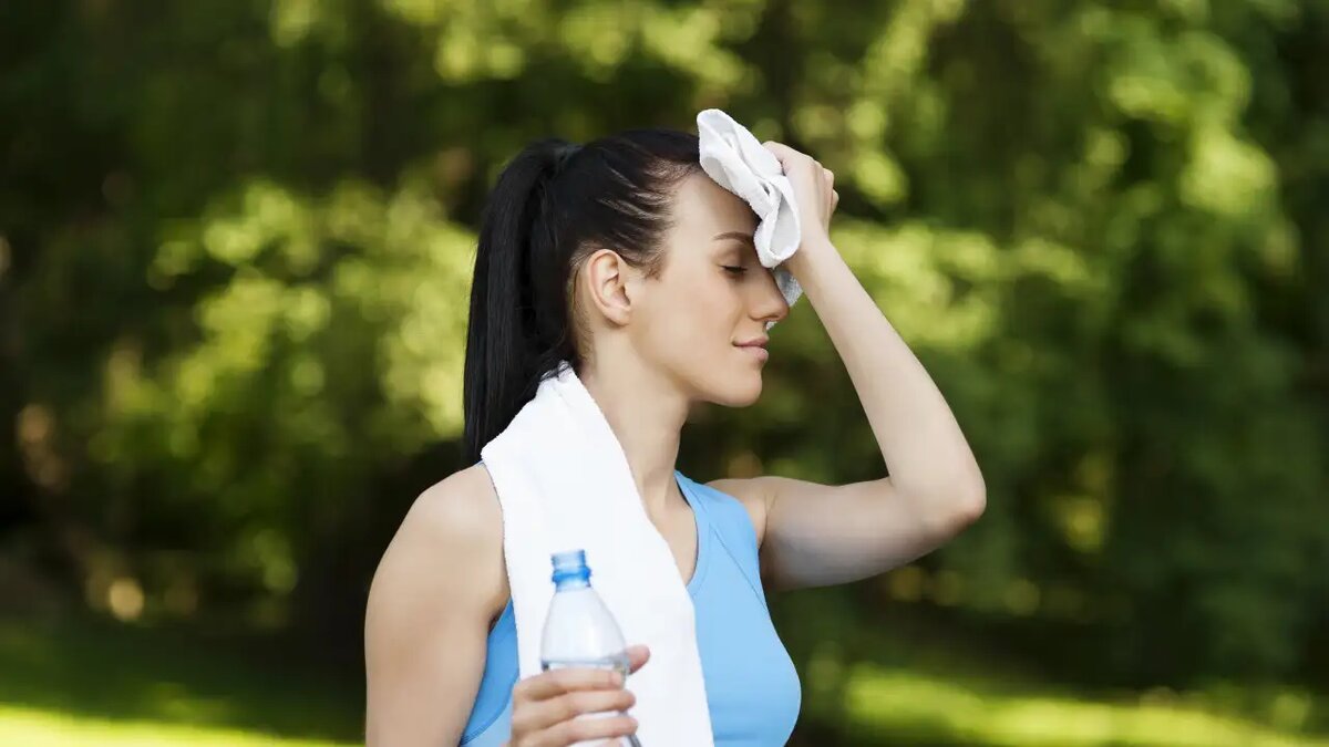    Жаркая погода