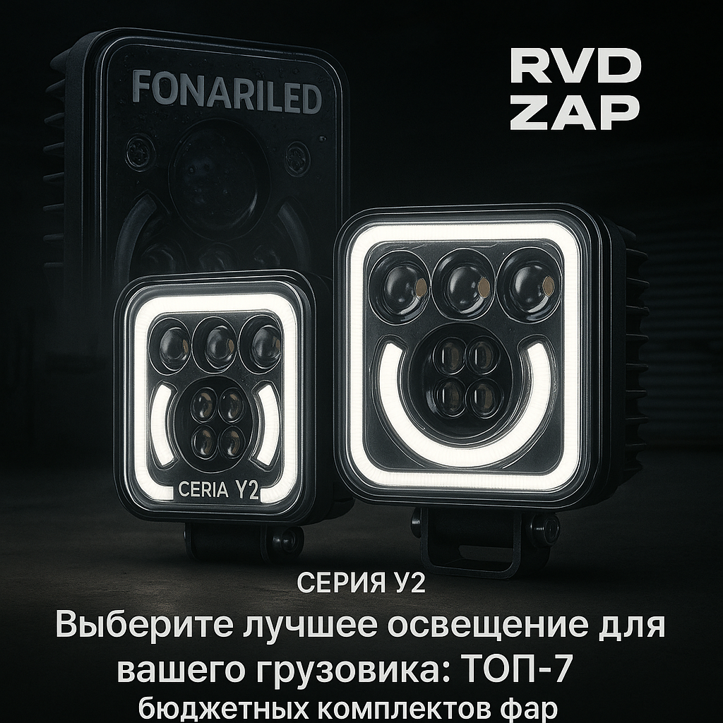    Бюджетные комплектующие фары для грузовиков ТОП-7 admin