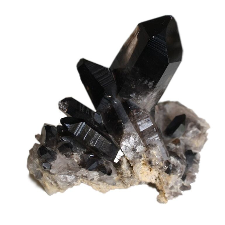 Морион, друза