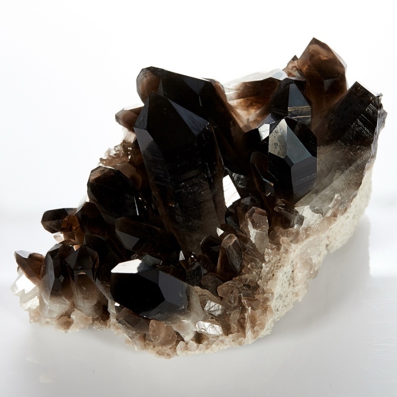 Морион, друза