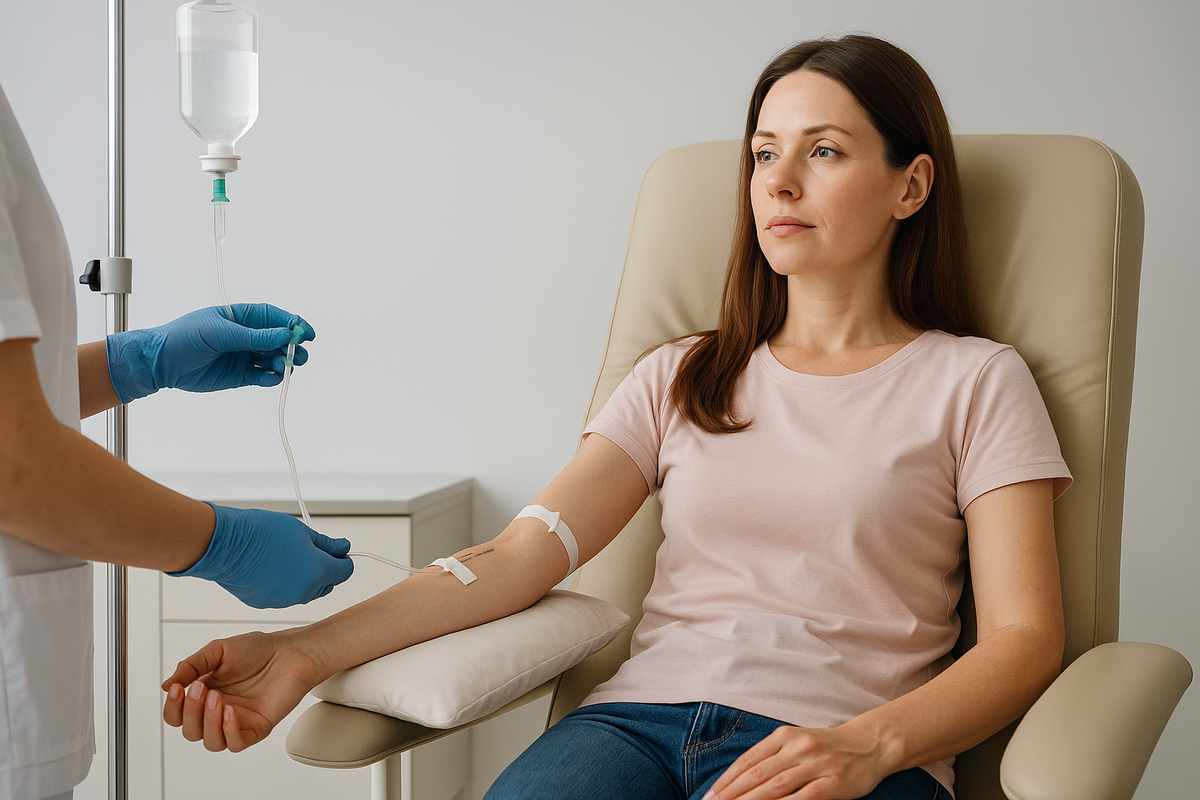 Капельница в медицинском центре ЛИК в Щербинке