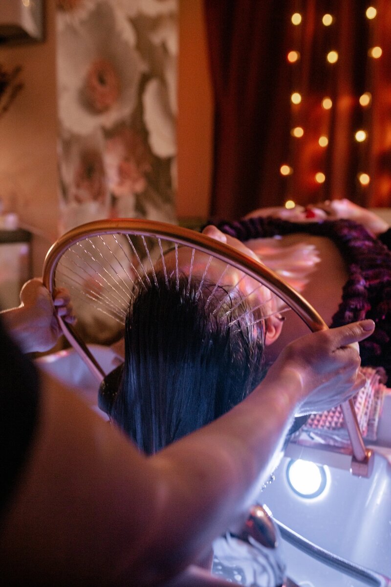 Спа для головы - раковина с циркуляционной дугой