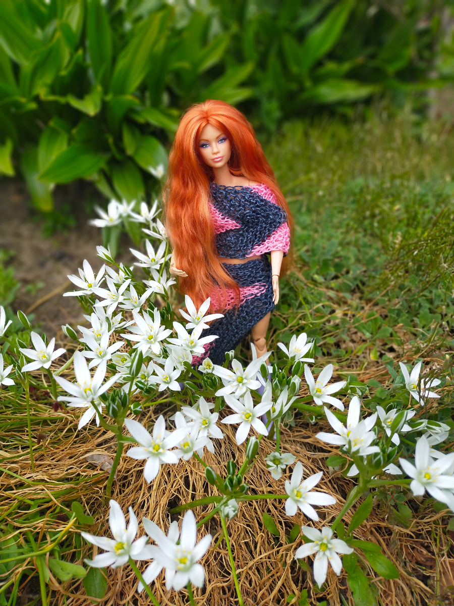 Barbie Looks Хайди в белоснежной нежности цветов. Фото автора